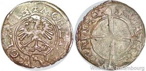 S6817 Rare Elsass Alsace Kreuzer Colmar S Matrin Patron 1200 1400 Silver -&gt;Offre