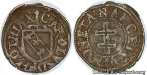 S6830 Lorraine Duché Charles III le grand 1545-1600 Denier Nancy ->Faire Offre