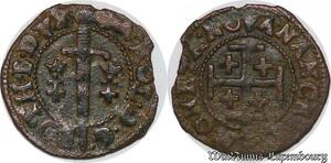 S6831 Lorraine Duché Charles III le grand 1545-1600 2 Deniers Nancy