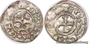 S6842 Champagne Comté De Troyes Eudes II Denier Argent ->Faire Offre