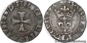 S6872 Rare Charles VI double tournois dit niquet Paris ->Faire Offre