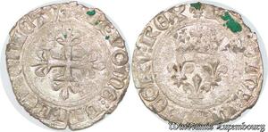 S6878 Rare Charles VI Gros florette 7e émission Paris ->Faire Offre