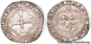 S6887 Rare Charles VIII, blanc au soleil, Troyes superbe ->Faire Offre