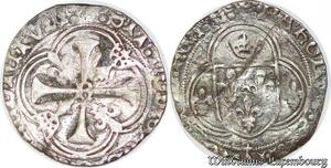 S6889 Charles VIII Blanc à la couronne de Bretagne Rennes ->Faire Offre
