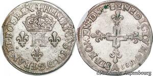 S6919 Henri III Double sol Parisis 2e type 1585 Paris ->Faire Offre