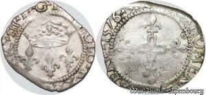 S6923 Henri III Charles IX double sol Parisis illégal 1575 N MontpellI