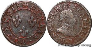 S6934 Henri III double tournois 1er type s.d. Paris ->Faire Offre