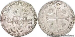 S6939 Ligue Catholique Charles ‘X’ de Bourbon Douzain 1593 A Paris