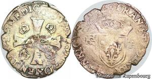 S6962 Henri IV le grand Douzain aux deux H 2e type 1593 A Paris ->Faire Offre