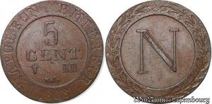S7078 5 Centimes Napoléon I (1804-1814) 1808 BB superbe §§§ ->Faire Offre