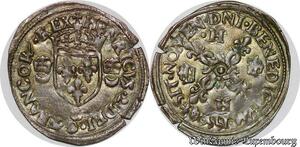 S7127 Henri II 1547-1559 Douzain aux croissants 1550 G PoitIs ->Faire Offre