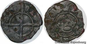 S7129 Louis XI LE PRUdeNT Obole tournois, 2e type n.d. AtelI indéterminé