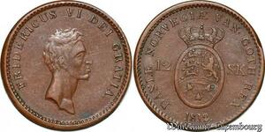 S7212 Rare Denmark Danemark 12 Skilling Frederik VI 1812 -&gt; Make offer