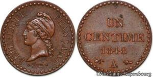 S7368 1 Centime Dupré 1848 A Paris République superbe ->Faire Offre