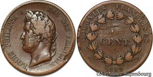 S7436 Colonies Francaises 5 Centimes Louis-Philippe 1839 A Paris ->Faire Offre