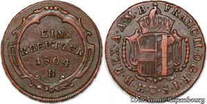 S7446 Austria Autriche Kreuzer 1804 Haus Habsburg Franz II H Günzburg AU