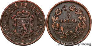 S7488 Luxembourg Willem III 1849-1890 5 Centimes 1855 A Paris  ->Faire Offre