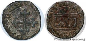 S7499 Rare ¼ 1/4 sol Charles-Emmanuel 1er Duc de Savoie chambery 1593 TTB