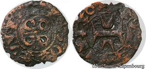 S7539 Rare France Denier Languedoc Comté de Melgueil 12 13th Century