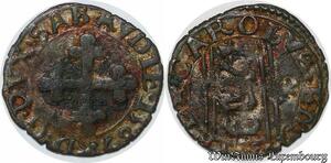 S7541 Rare ¼ 1/4 sol Charles-Emmanuel 1er Duc de Savoie chambery 1594 TTB