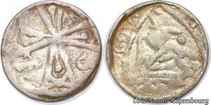 S7801 Rare Duché de Brabant Henri II ET Henri III Petit Denier Argent