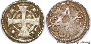 S7811 Pays Bas Flandre Ano1140-1180petit stitch Argent 2 triangles F.offre