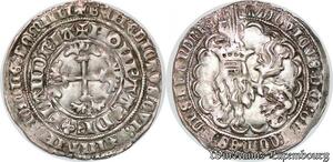 S7816 Rare F.Louis 2 de Male 1346-1384 double gros 'Botdraeger' coin