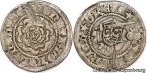 S7823 Rare L.Grafschaft Dietrich V 1401-1443Pfennig Um 1410/1420 Essen