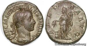 S4001 Denier Alexandre Sévère 226 Rome Argent Silver Annona - Faire Offre