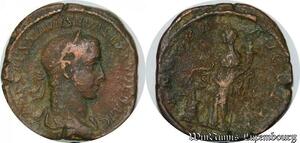 S4038 Rare Severus Alexander 222-235 Sestertius Rome Revers Inédit ? Avgvsti