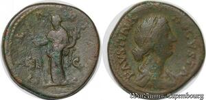 S4048 Sesterce Favstina Avgvsta Hilaritas Rome 147-177 - Faire Offre