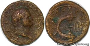 S4078 Titus As Caesar A.D. 69-79 dupondius Rome ->Faire Offre