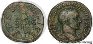 S4083 Rare Sesterce Alexander Severo 232 Rome Spes - PVBLICA// S|C