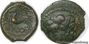 S4099 Rare France Gauloise Biturgies Cubes Abvdos Trois Annelets Pointés 60-50 Bc SUP