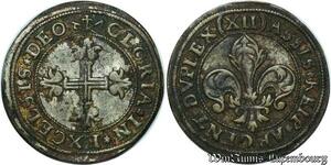 S2408 Rare France Elsass Alsace Strasbourg Groschen ou 12 assis 1630 - Faire Offre