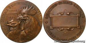 S2513 France Médaille Société Centrale d'Aviculture France Fondée FévrI 1891