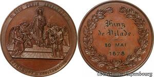 S2574 France Coffret Médaille Communion Confirmation Blondelet 1878 - Faire Offre