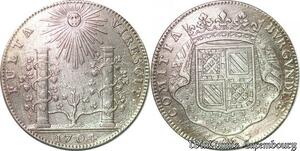 S2968 France Jeton Token Louis XIV Comitia Burgundia Fulta Virescit de Condé 1704