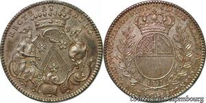 S2976 Rare France Jeton Token Louis XV Marlot Maire Dijon 1751 Argent Silver SUP