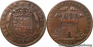 S2985 France Louis XIV Bourgogne le sacre et les habiles capitaines francais 1657 SUP