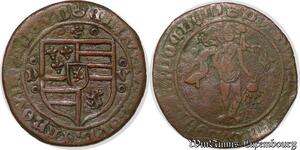 S2990 Très Rare France Jeton Token Bourgogne à l'homme Sauvage 1550-1600