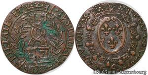 S3003 France Token Charles IX Chambre Comptes Dijon Pietate Et Justicia 1565