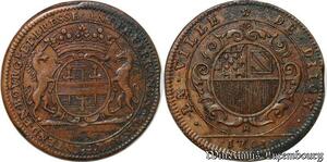 S3016 France Token Louis XIV Feand Ville Dijon Bresse 1701 TTB+