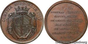 S3018 Rare France Jeton Token Louis XVI Guéneau Aumont 1789 Bourgogne Tiers État FDC