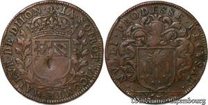 S3019 Rare France Jeton Token Louis XIV La Soirot Vicomte Mayeur Maire Dijon 1645