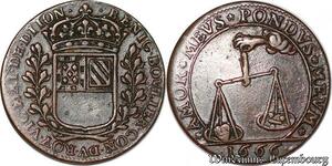 S3046 Rare France Jeton Token Bénigne Boulier Maire Vicomte Maïeur Dijon 1666 SUP !