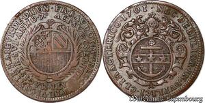 S3053 France Jeton Token François Baudeau Maire Vicomte Maïeur Dijon 1701