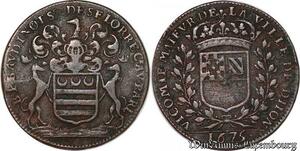 S3058 Rare France Jeton Token Benoit Palmedès Baudinot Seigneur Seiloe Parlement 1675