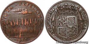 S3073 France Jeton Token Bourgogne Vota Fefellit Annonce Paix Pyrénées 1659 6000exFrance