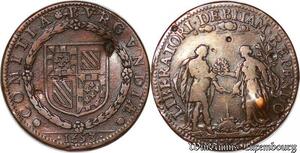 S3076 France Jeton Token Etats Bourgogne Liberatori Debitam Rependo Bourbon Condé 1653